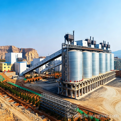 Лінія для вырабу пяску з вібрацыйным грохотам 3 млн т/г